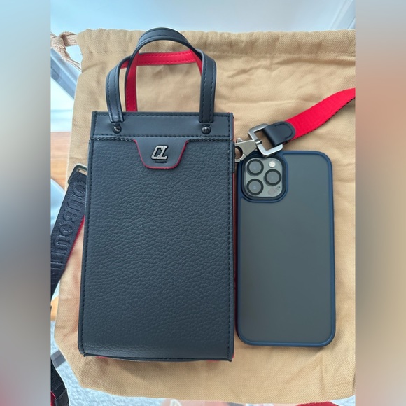 Christian Louboutin Men’s Leather Ruistote Bag 🖤 - Picture 8 of 12